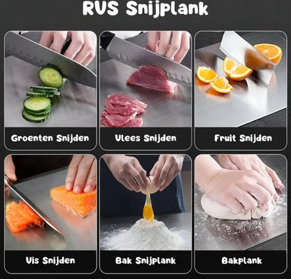 RVS Snijplank Original - 30x20cm - PFAS-vrij -  Vaatwasserbestendig